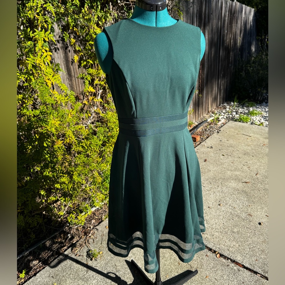 Calvin Klein Forest Green Midi Dress